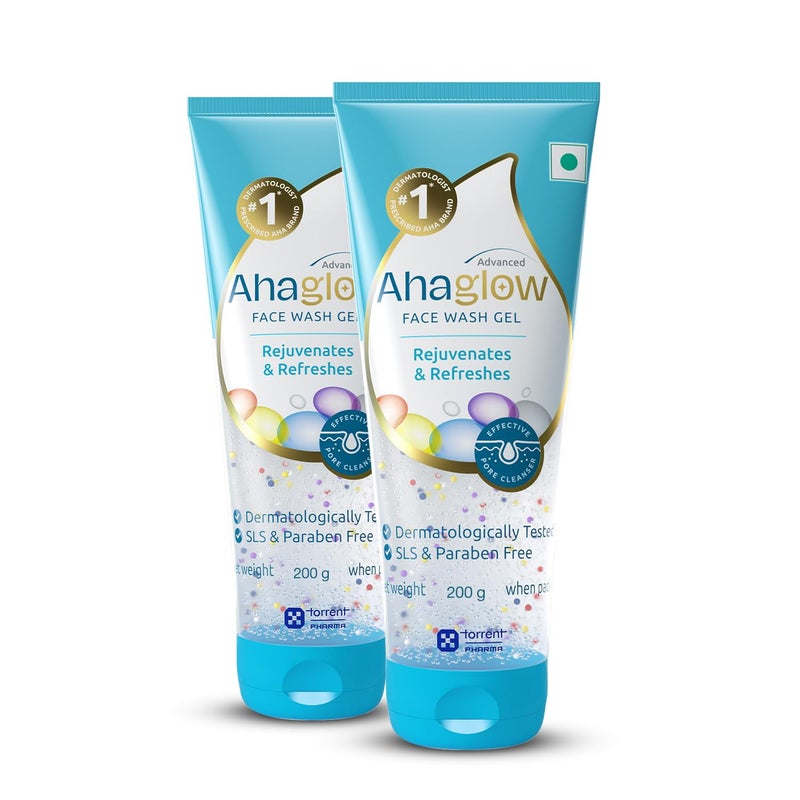 AHAGLOW FACE WASH 200GM PACK OF 2 - Image 1